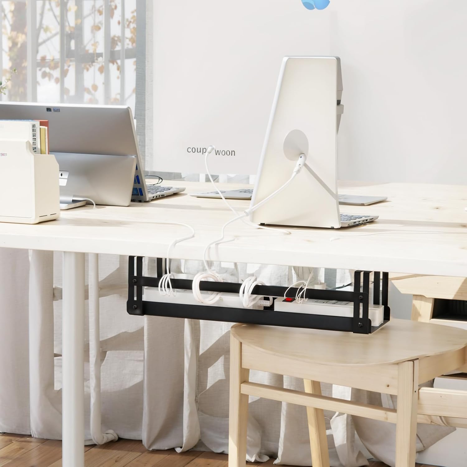 Under Desk Cable Management Tray