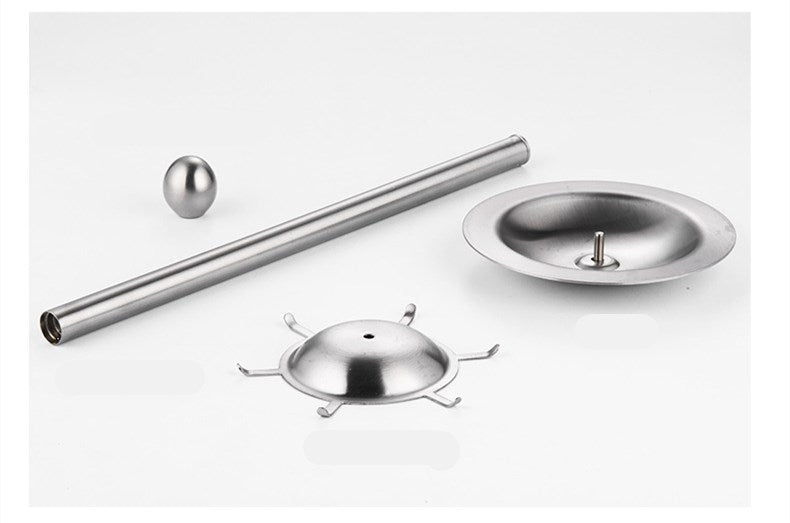 Stainless Steel Rotating Kitchen Utensil Rack Set